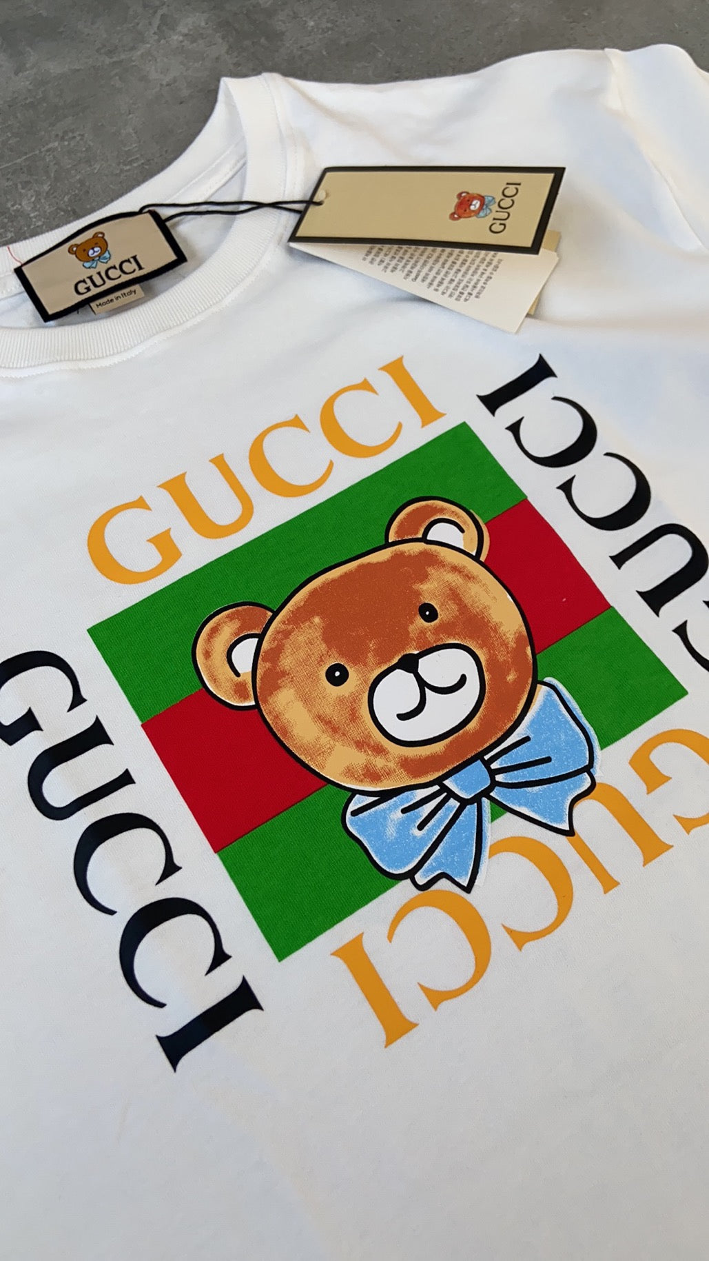 GUCCI x Kai Teddy Bear Oversized T Shirt