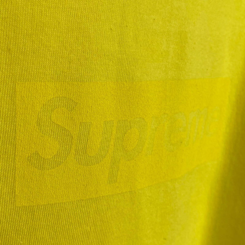 Supreme Tonal Box Logo Tee Yellow