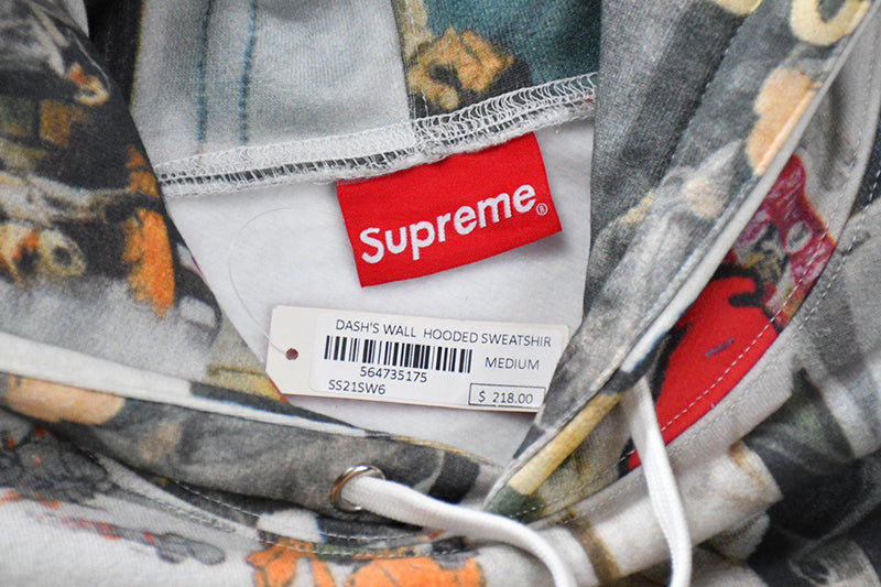 Supreme Dash's Wall Hooded Sweatshirt Dashs Wall