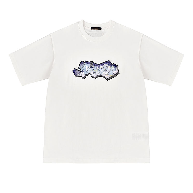 Louis Vuitton Logo Graffiti bordado White