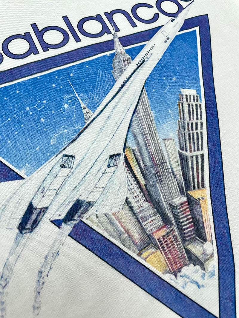 CASABLANCA Aiiir Printed T-Shirt White