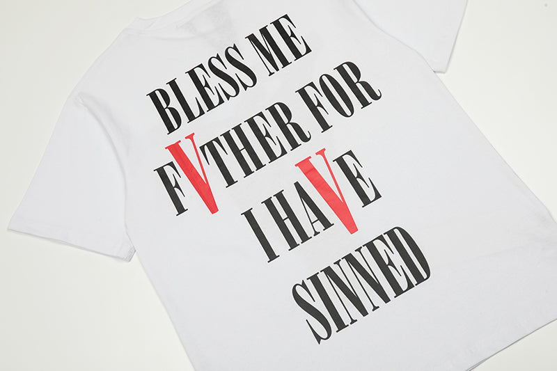 Vlone x Saint Michael Christ T-Shirt White