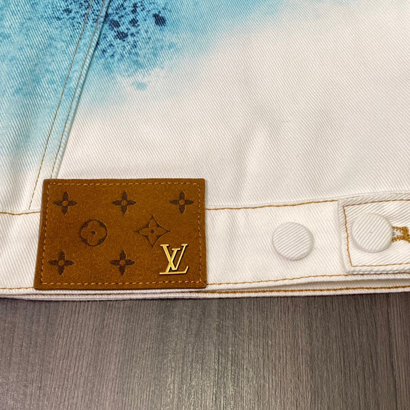 Louis Vuitton LV Spray Denim Jacket Multicolor