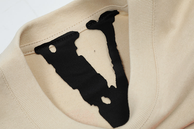 Vlone Money Over Friends T-Shirt Beige