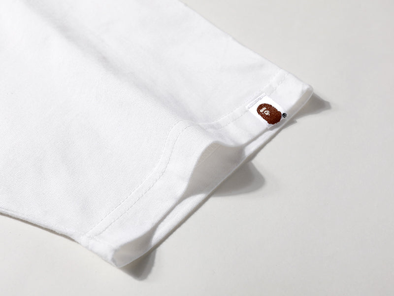 BAPE Polygon Ape Head Tee White