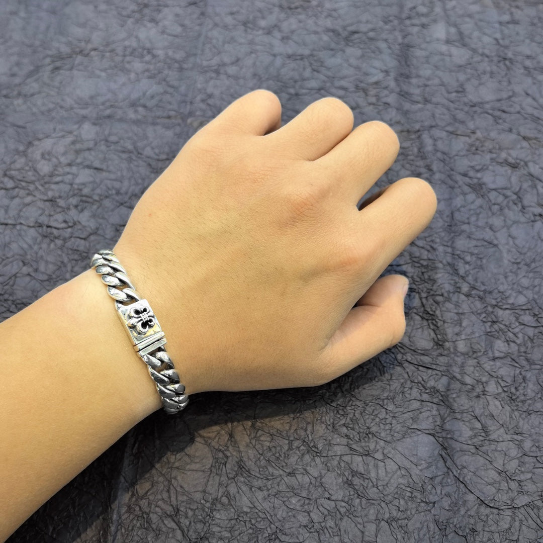 Chrome Hearts - Fleur de Lis Link Bracelet