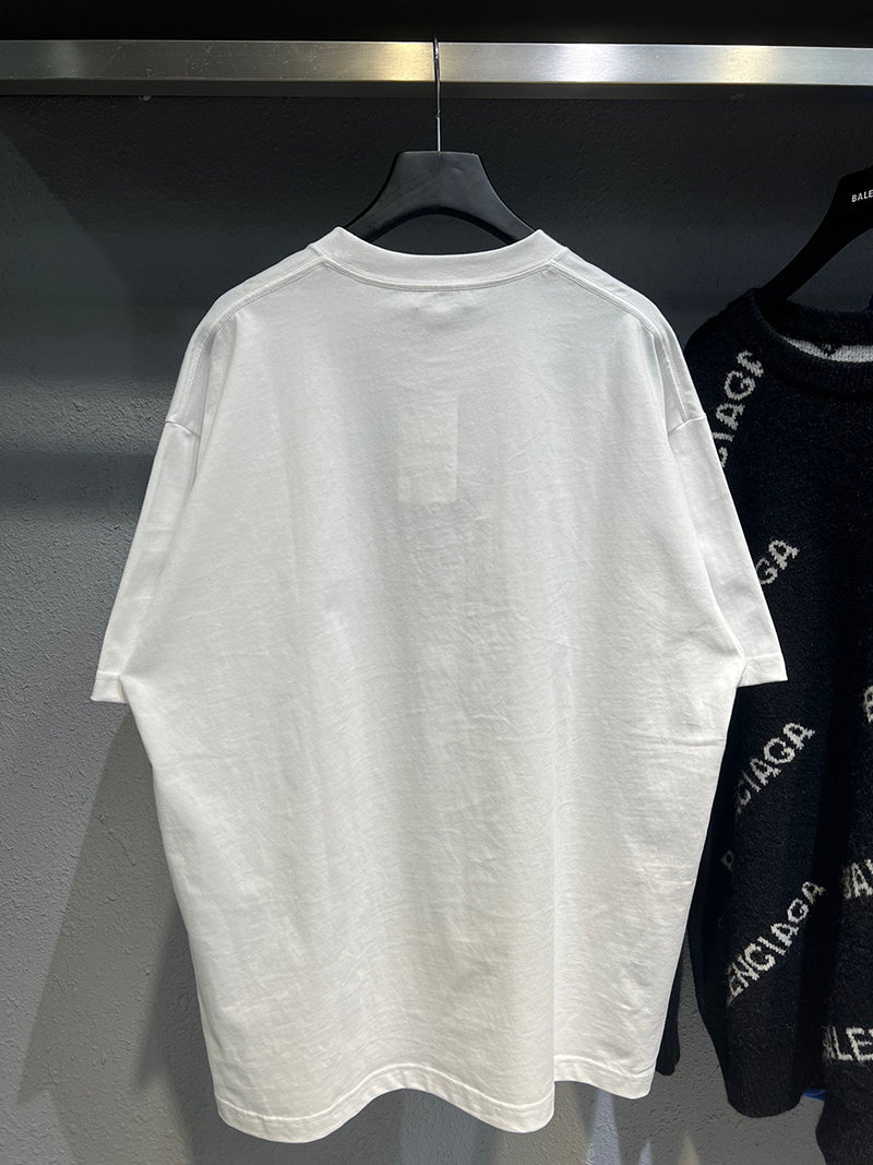 Balenciaga QIXI CREST T-SHIRT MEDIUM FIT