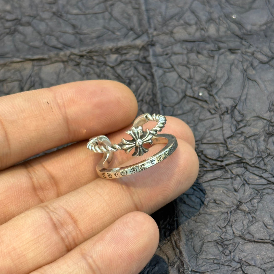 Chrome Hearts - Retro Double-Layer Ring