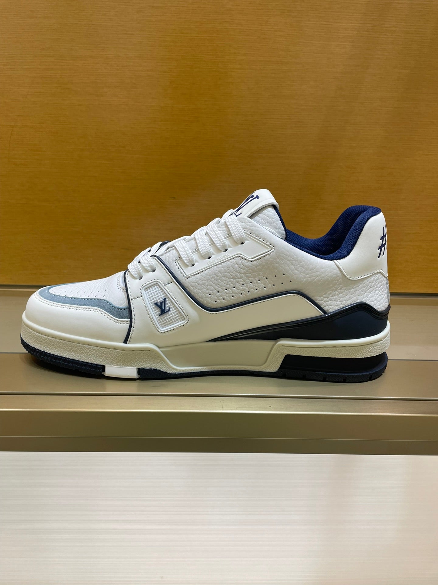 Louis Vuitton Trainer #54 Signature White Blue