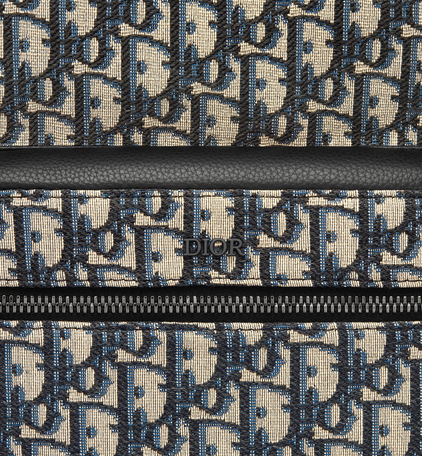 Dior Rider Backpack Oblique in beige and black jacquard