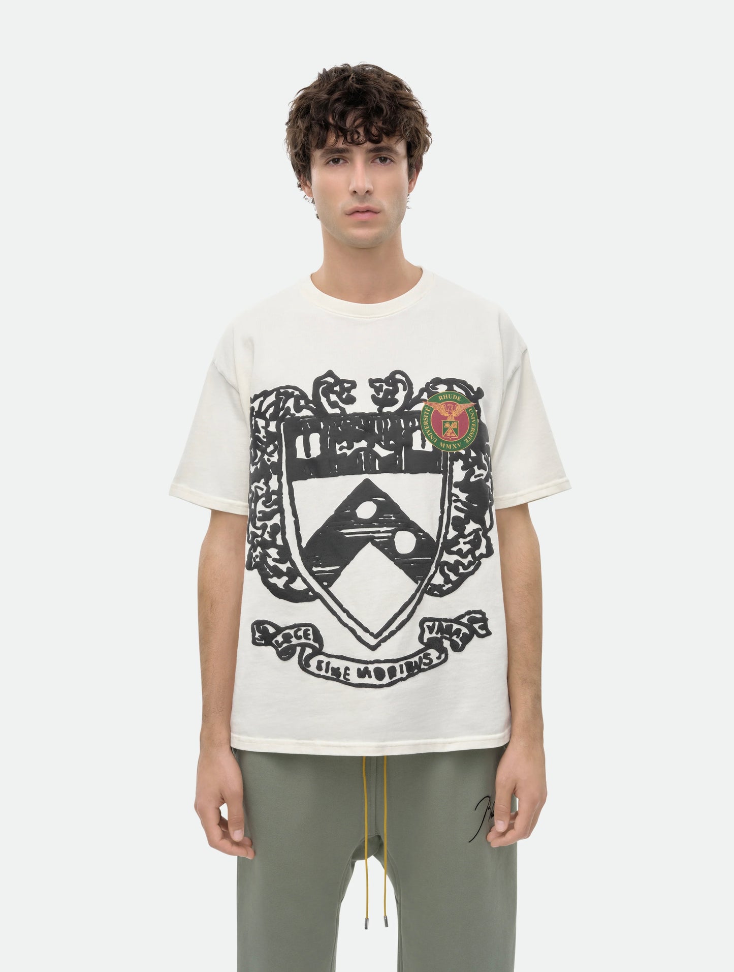 RHUDE RUNWAY CREST T-Shirt | White