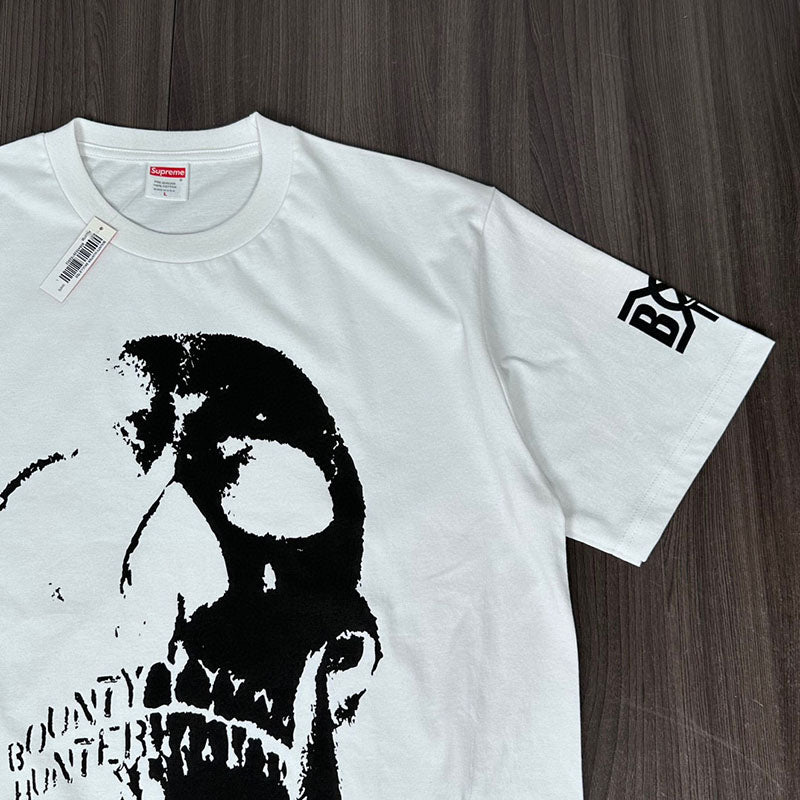Supreme Bounty Hunter Skulls Tee White