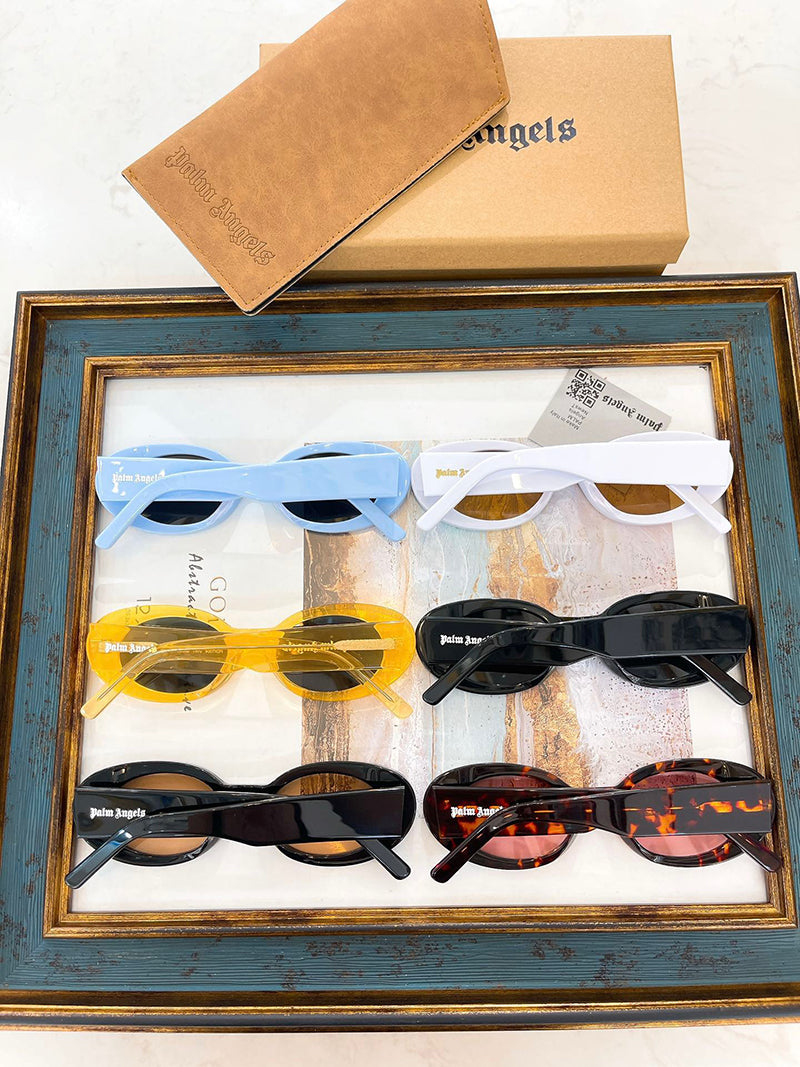 Palm Angels Spirit Sunglasses Black/Caramel