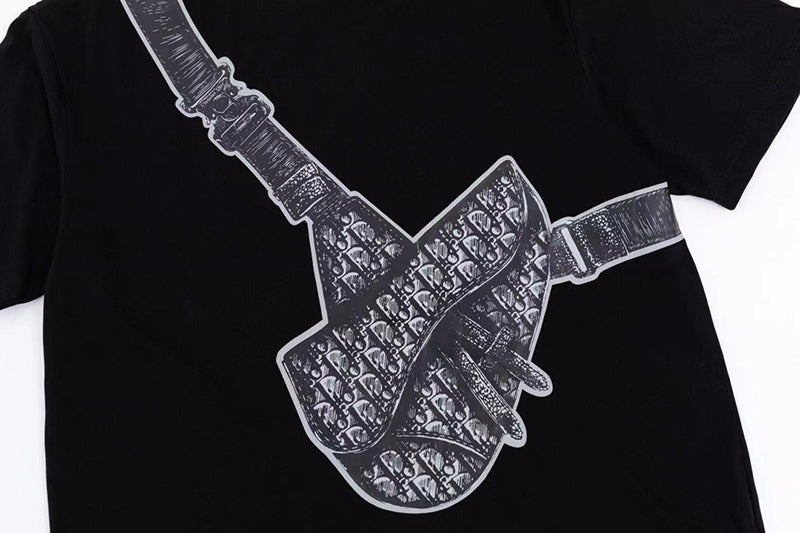DIOR Homme Saddle Bag Print Black T-shirt