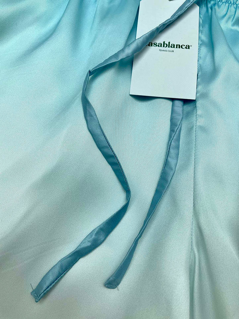 CASABLANCA Silk Shorts With Drawstrings 'Casa Sport'