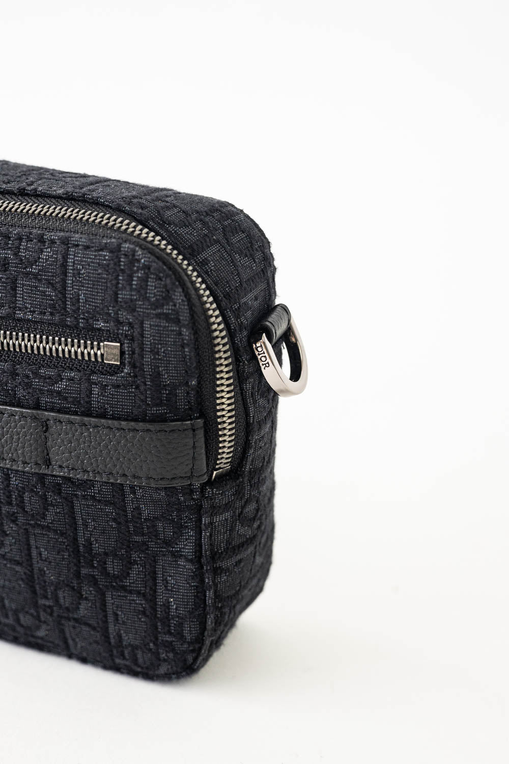 Dior Safari Bag with Strap Black Dior Oblique Jacquard