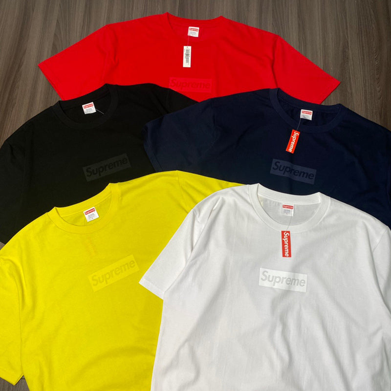 Supreme Tonal Box Logo Tee Yellow
