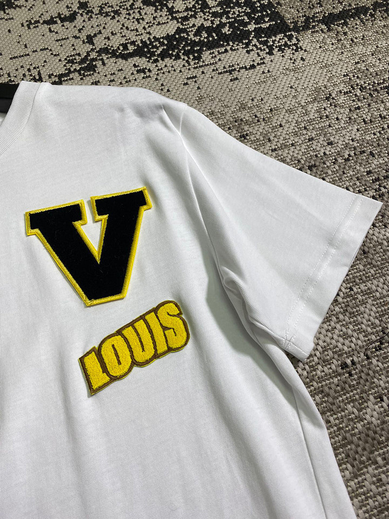 Louis Vuitton Patch Varsity T-Shirt White