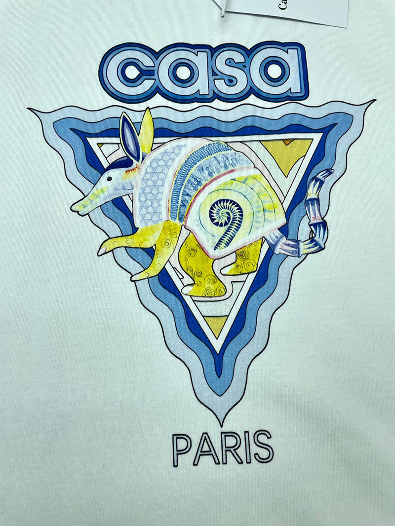 CASABLANCA Alebrije Armadillo T-Shirt White