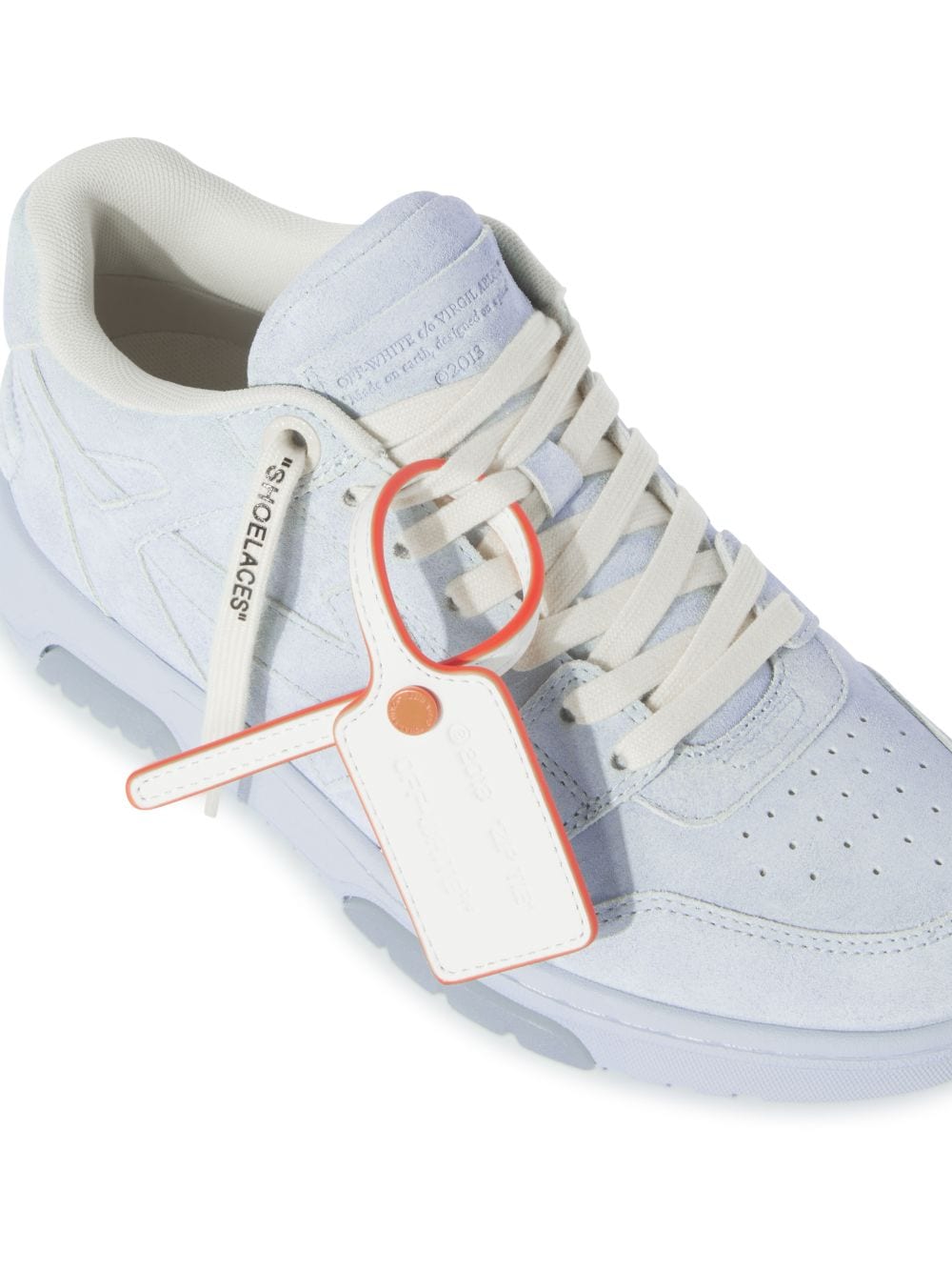 Off White Out Of Office Suede Light Blue / Light Blue