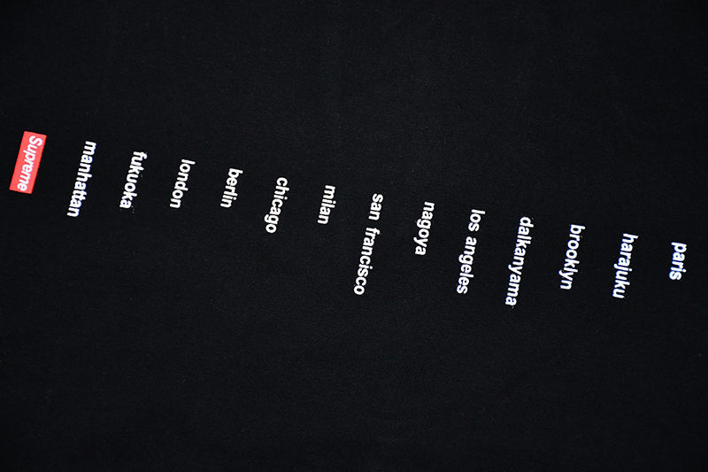 Supreme Location T-Shirt Black