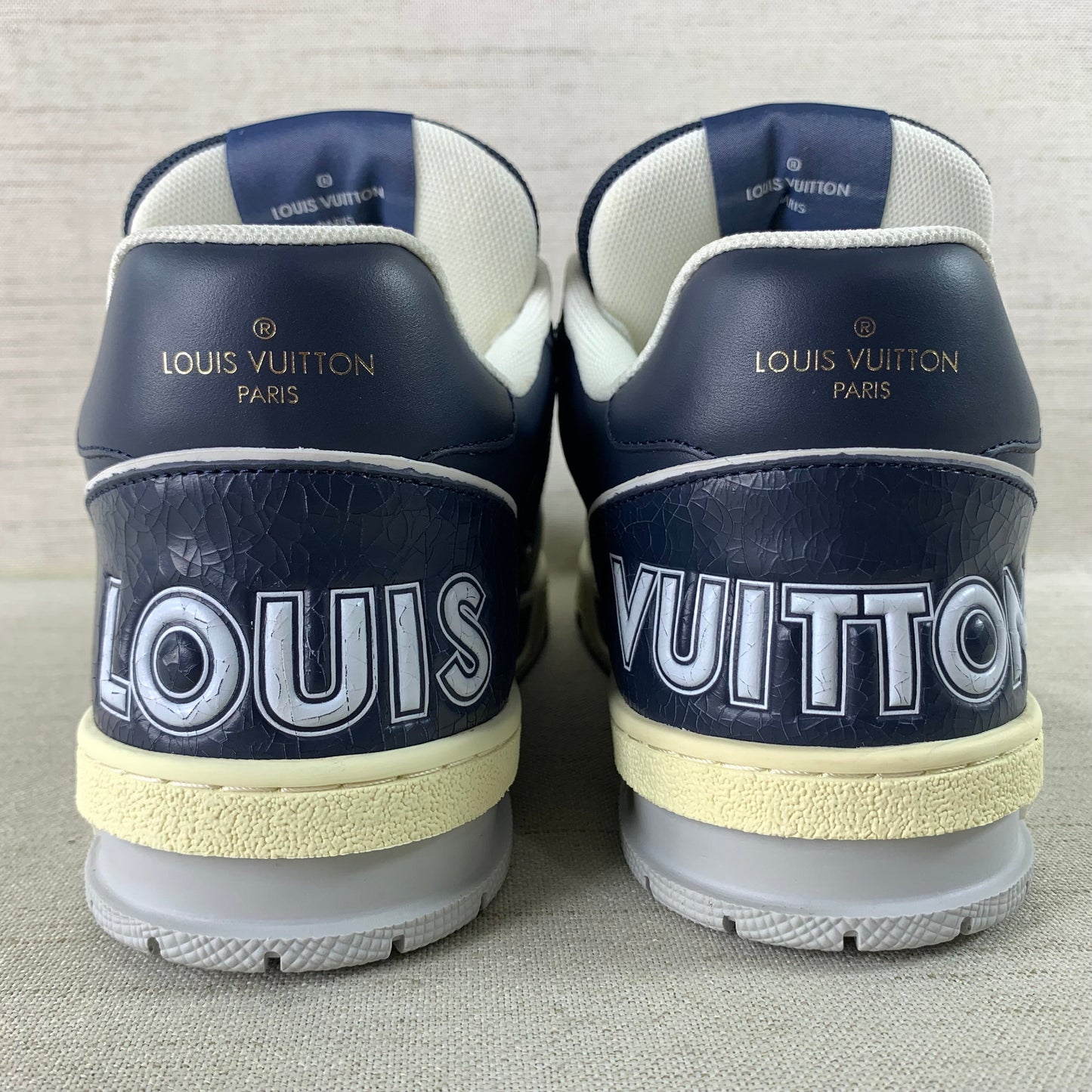 Louis Vuitton LV Trainer Navy Mesh