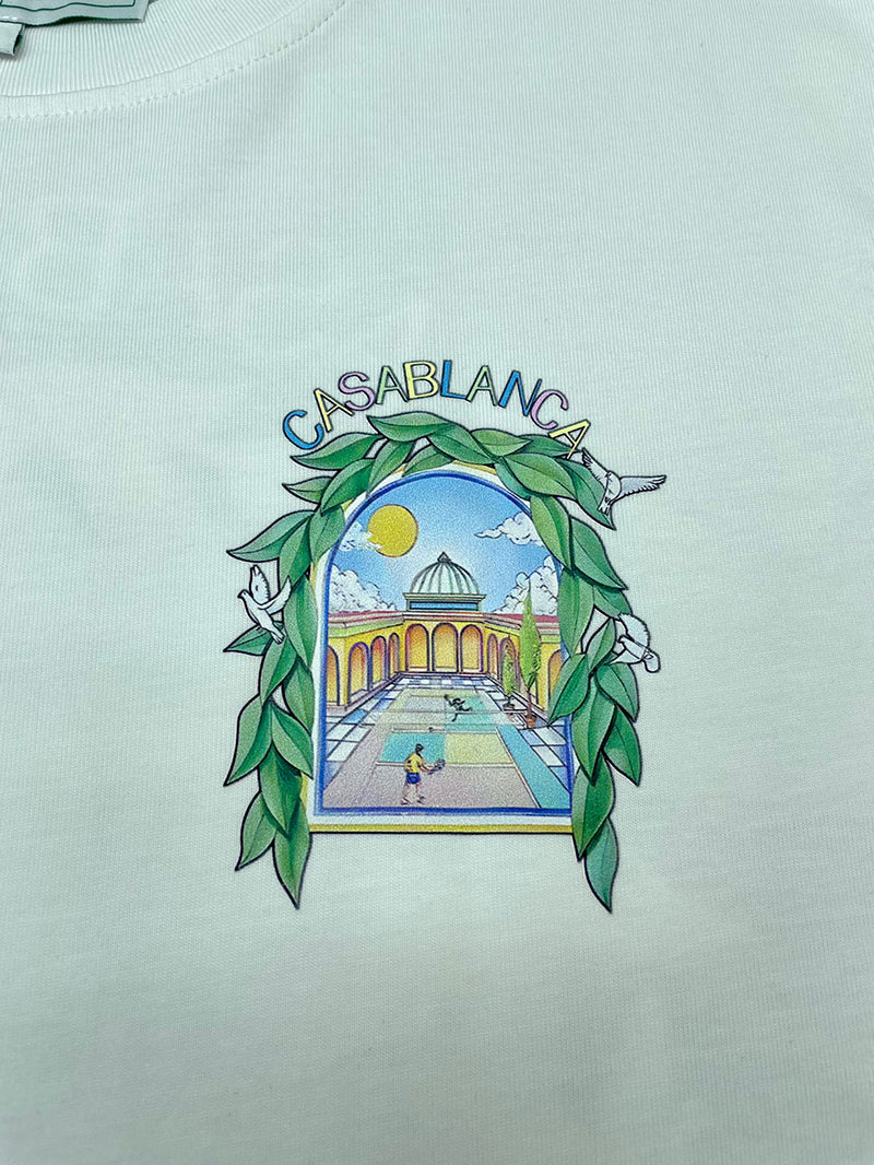 CASABLANCA L’arche Tennis Club T Shirt White