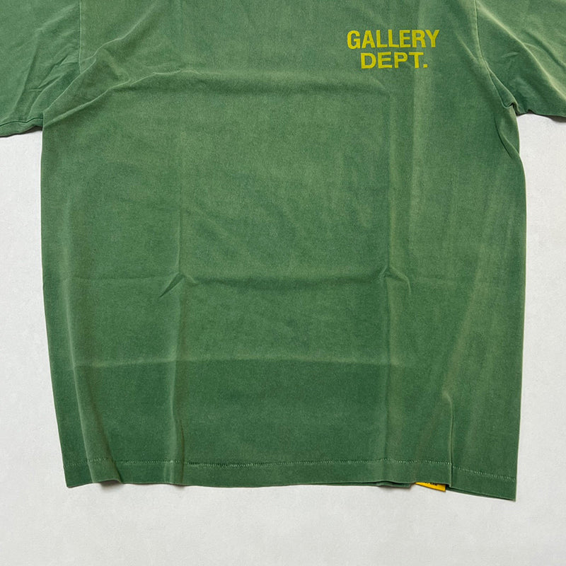 GALLERY DEPT. Vintage Logo Painted T-Shirt Green