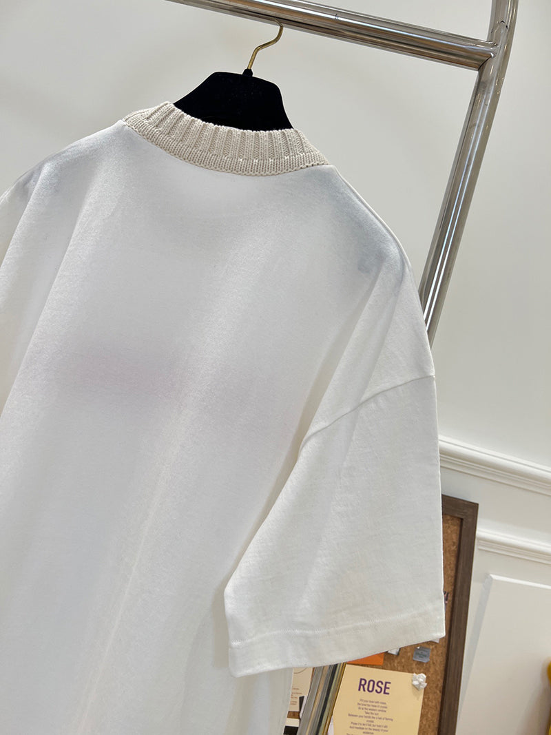 Louis Vuitton x Nigo Embroidered Mockneck Tee