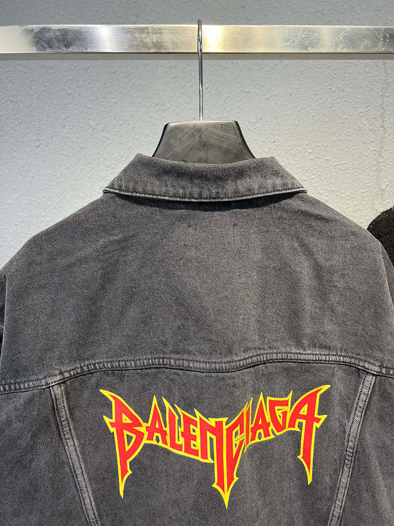Balenciaga Metal Back Logo Jacket