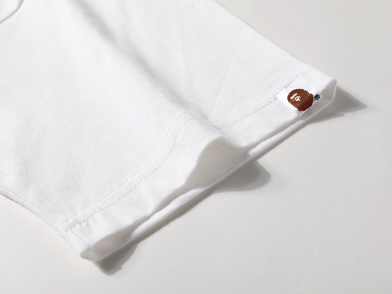 BAPE x UNDEFEATED COLLEGE Tee White