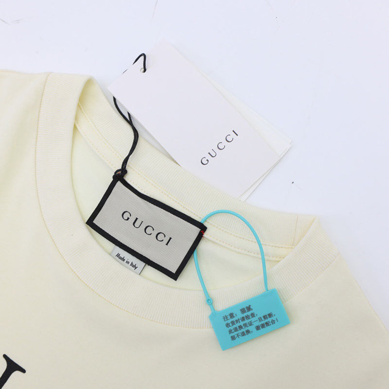 GUCCI Oversized Interlocking G T Shirt White