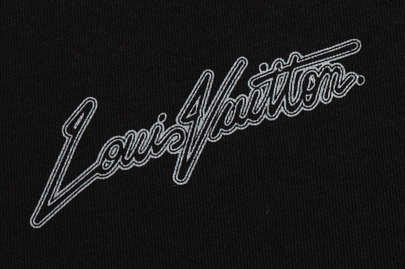 Louis Vuitton x YK Psychedelic Flower Regular T-Shirt Black