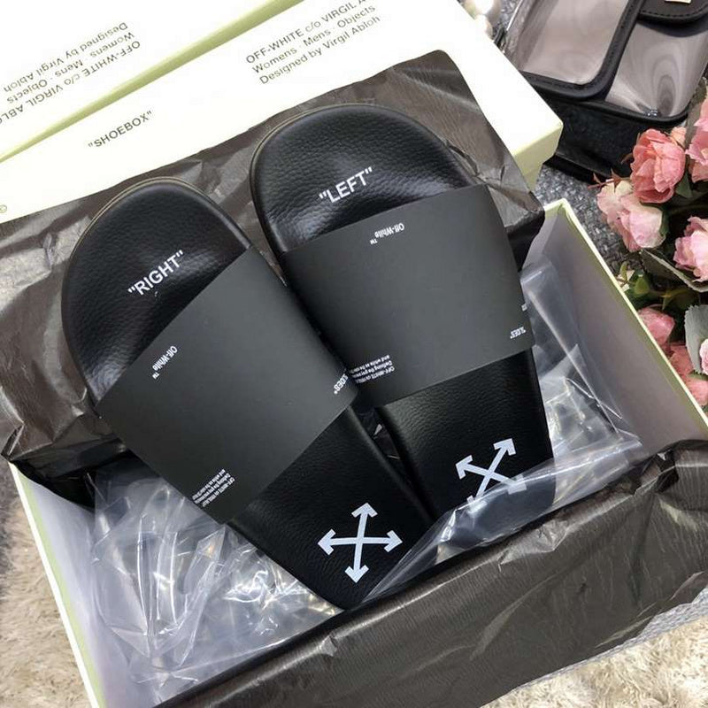 Off-White Corporate Slides Black SS19