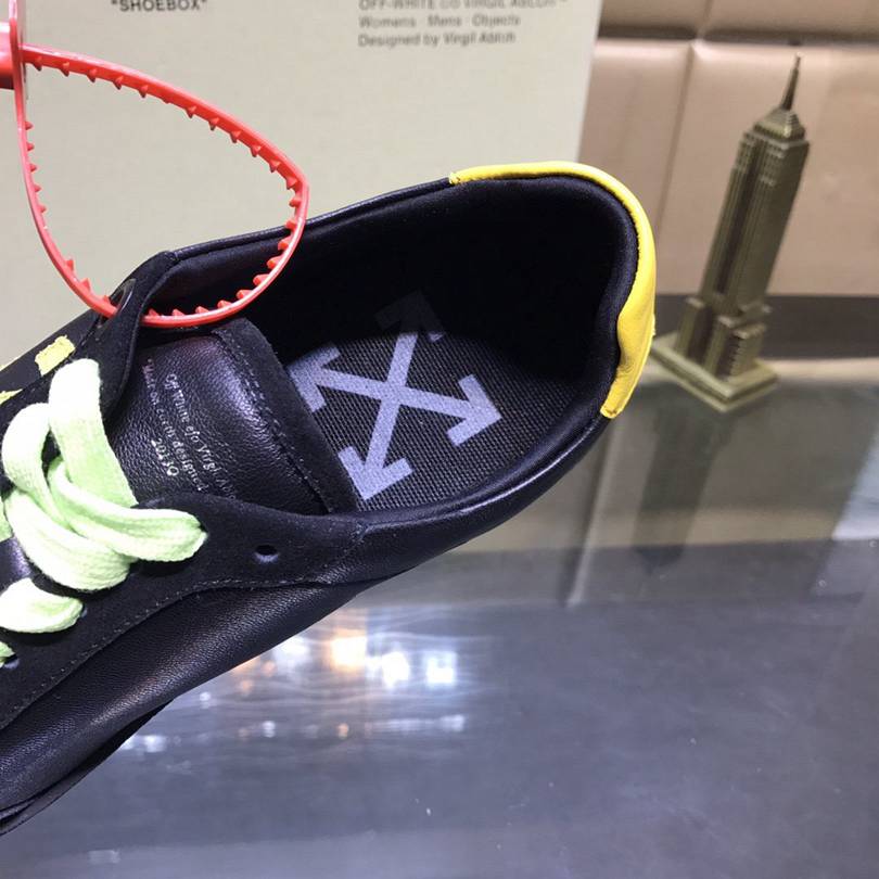 Off-White Vulc Low 'Black yellow'