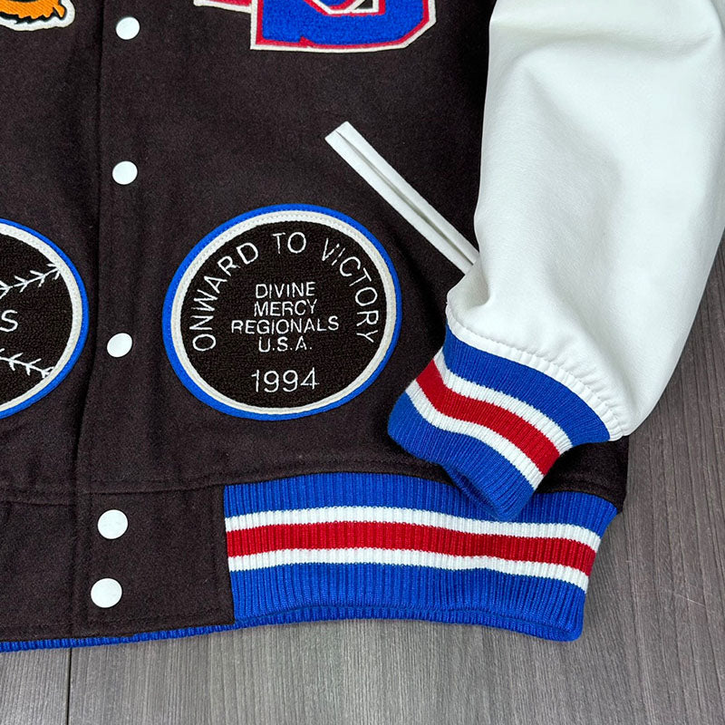 Supreme Tiger Varsity Jacket Brown