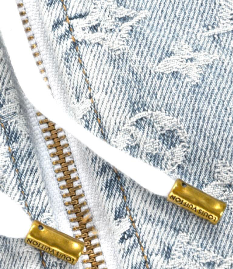 Louis Vuitton x NBA Zip-Through Hoodie Blue