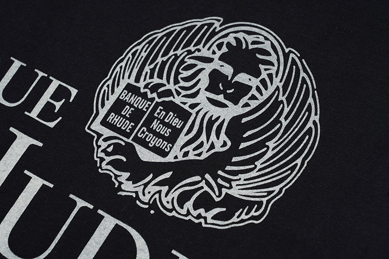 Rhude Banque De Rhude Tee Black