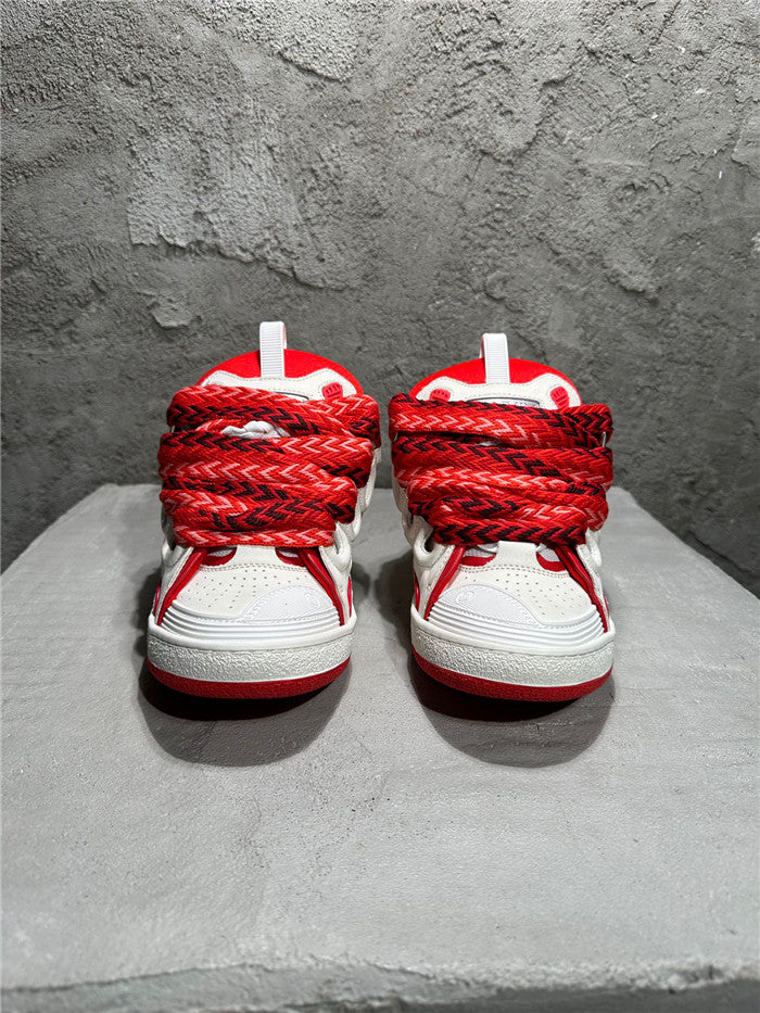 Lanvin Curb Sneaker White Red