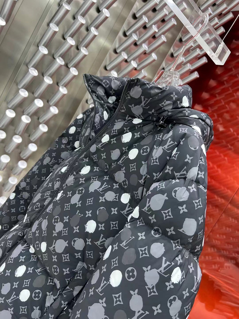 Louis Vuitton x YK Monogram Painted Dots Down Blouson