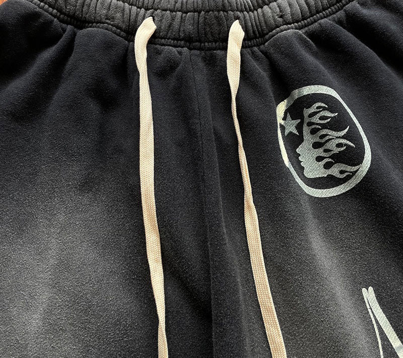 Hellstar Studios Racer Flare Sweatpants Black