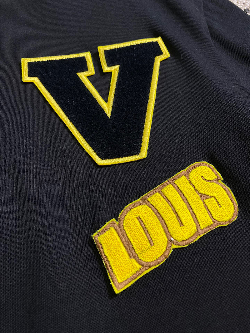 Louis Vuitton Patch Varsity T-Shirt Black