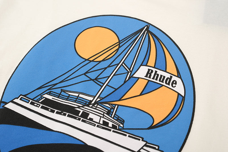 Rhude Yacht Club T-Shirt White