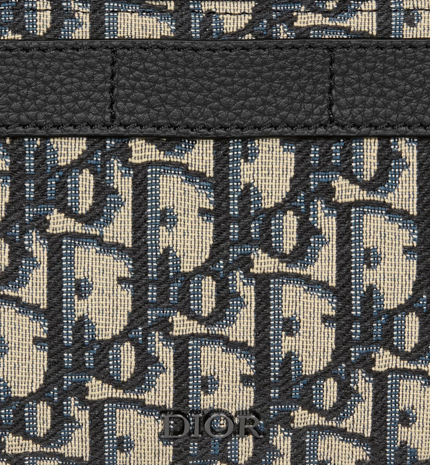 Dior Safari Bag with shoulder strap beige and black jacquard