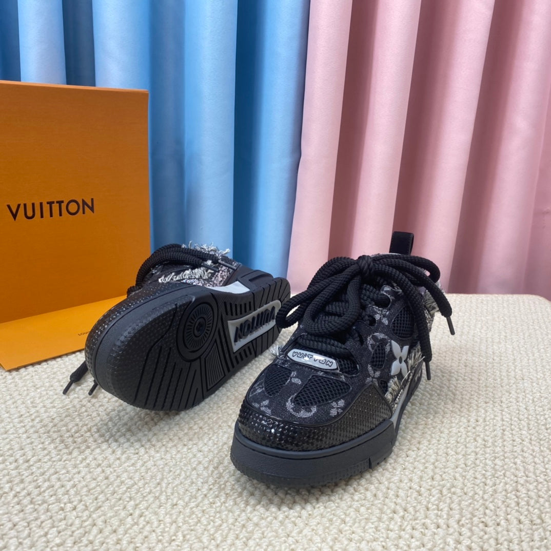 Louis Vuitton Skate Trainer Black Swarovski Monogram