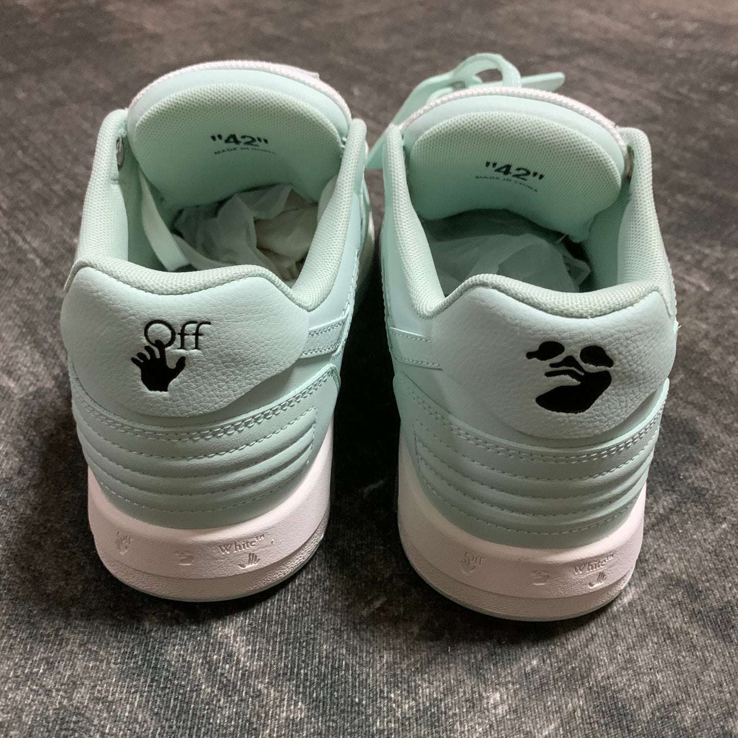 Off-White Out of Office Mint White