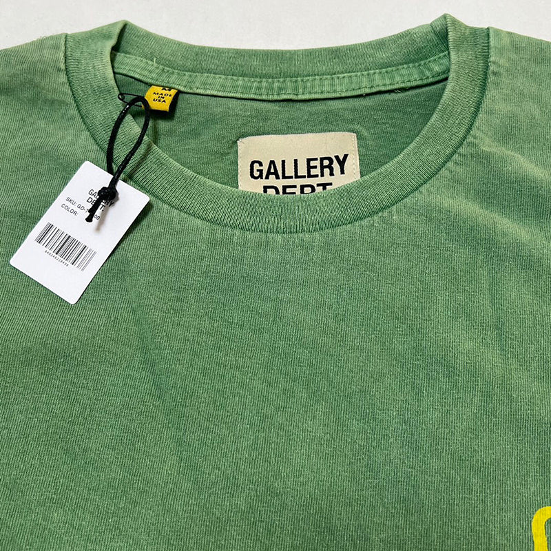 GALLERY DEPT. Vintage Logo Painted T-Shirt Green