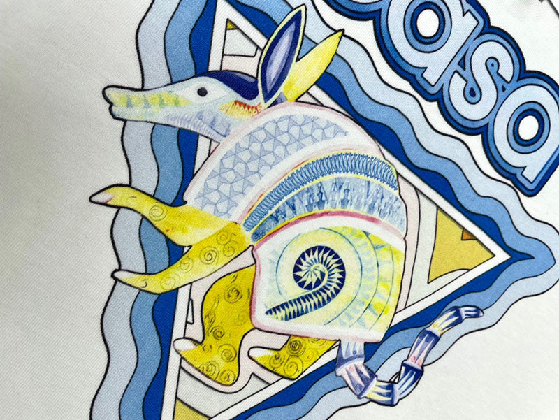 CASABLANCA Alebrije Armadillo T-Shirt White