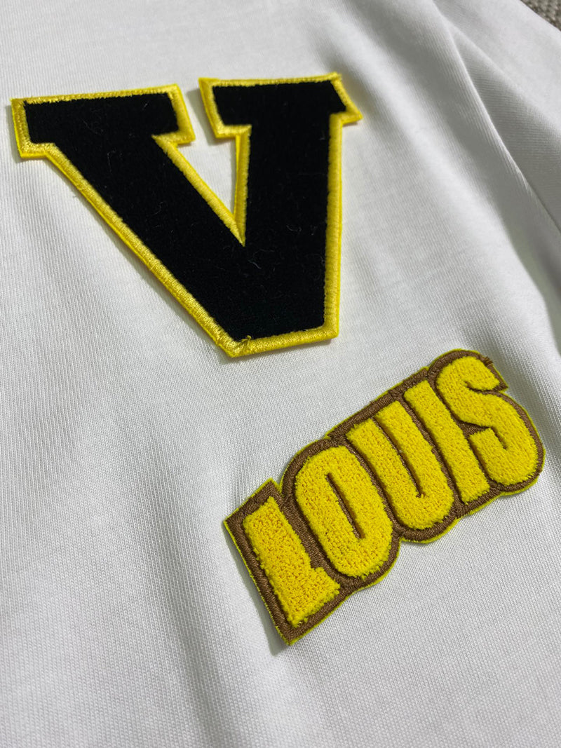 Louis Vuitton Patch Varsity T-Shirt White