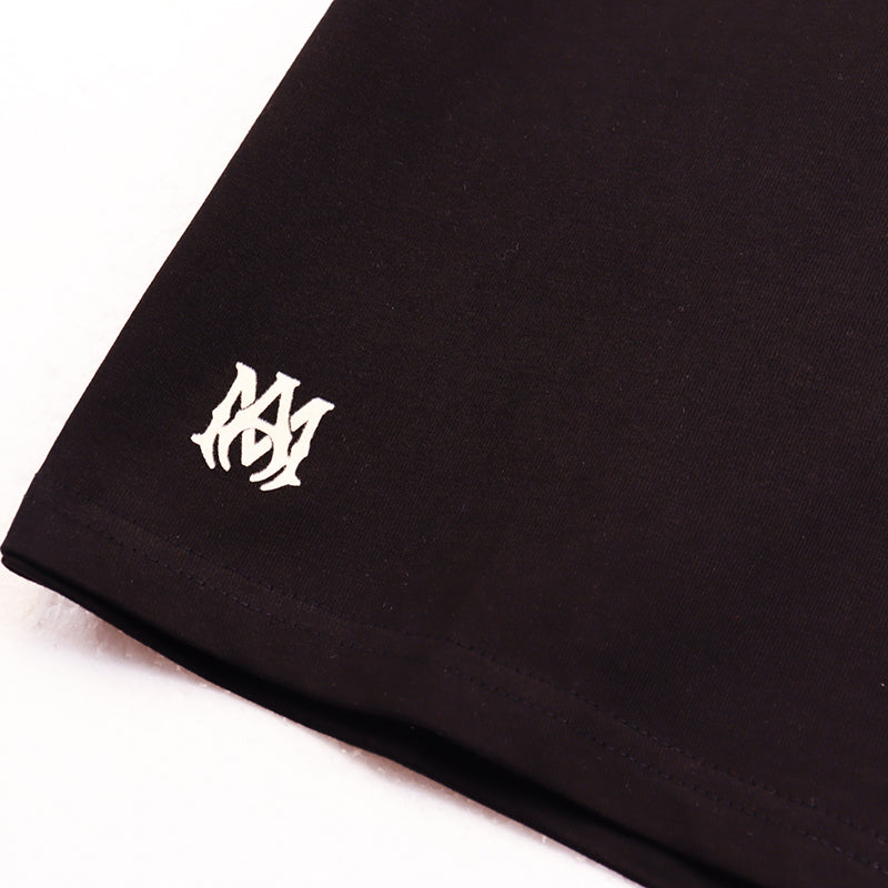 AMIRI Flocked Hockey Skater Tee Black